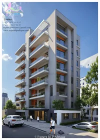 R+7 de 07 Appartements + Espace commercial au RDC